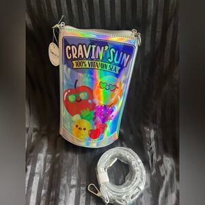 Holographic Cravin' Sun Juice Box Bag